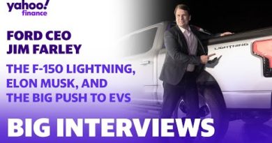 Ford CEO on competing in the EV space: ‘Tesla’s way in front and I think we can catch them.’